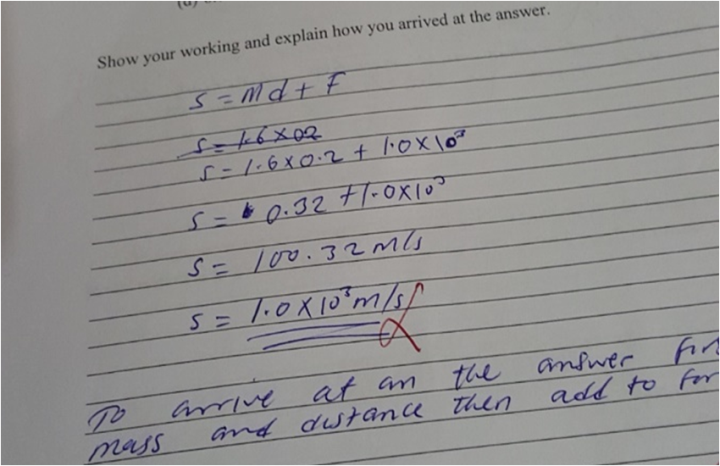 Sample 1 Students Difficulties With Formula Physico mathematical