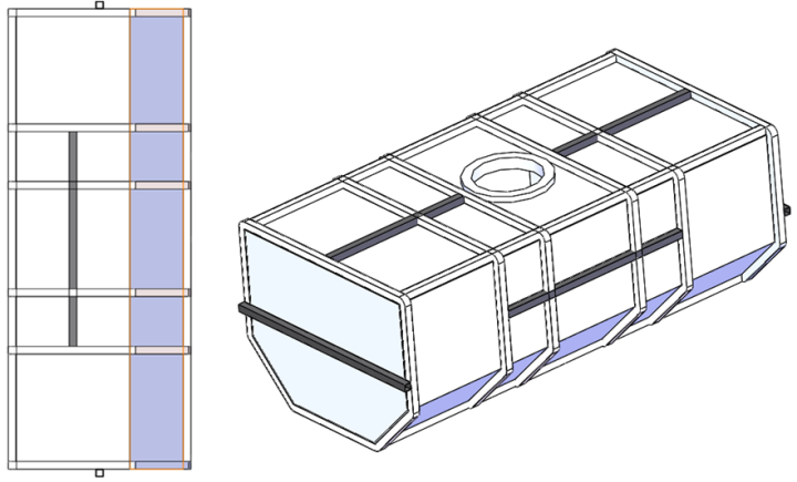 Figure 11. The 4th Variant, left and right rib : Static Structural ...