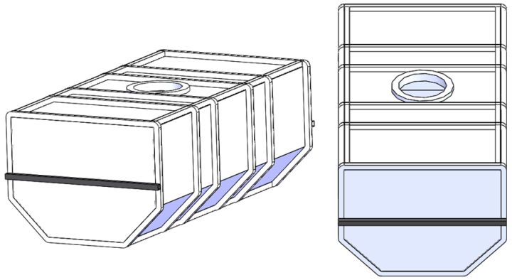 Figure 8. The 1st variant, the front and the back rib : Static ...