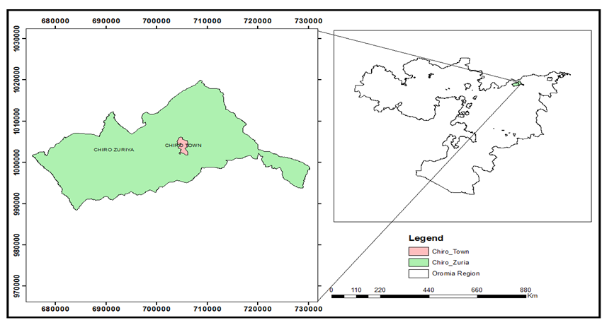 Hararge Map Figure 1. Map of Study Area : Exposure and Health Risk Assessment of ...